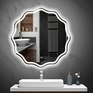 ARC homes 3D Modern Designed Wall Mounted Led Mirror with Touch Sensor | Bathroom Mirror with Led Lights | Long Mirror for Bedroom Washbasin Lighting Mirror (Triple Light)